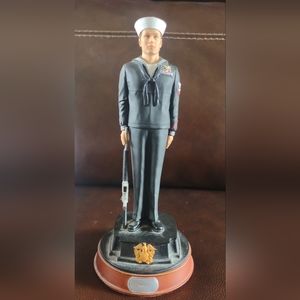 Collectible GI Joe Navy statue